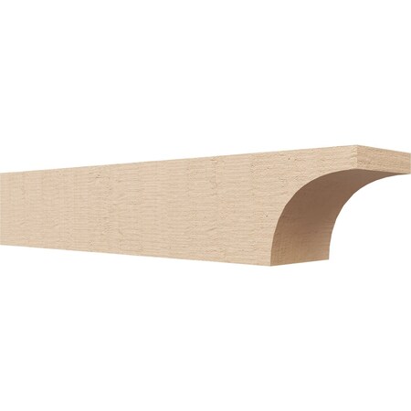 Ekena Millwork 6in. W x 6in. H x 32in. L Huntington Woodgrain TimberThane Rafter Tail, Primed Tan RFTUR06X06X32HUNRCPR